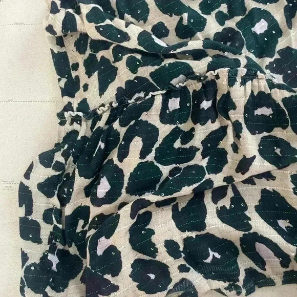 Anthropologie PQ Solan Maxi Swim Dress in Beige/Green Size XS/Small - Picture 7 of 15